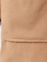 レオパード 内ファー ウールコート