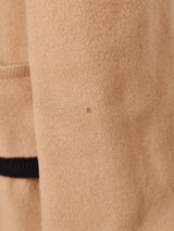 レオパード 内ファー ウールコート