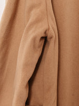 レオパード 内ファー ウールコート