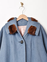 50's〜60’s ファーカラー コート