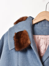 50's〜60’s ファーカラー コート