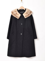 50's〜60's ファーカラーコート