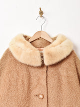 60's   ファーカラーコート