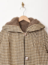 フード付き リバーシブルコート