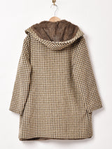 フード付き リバーシブルコート