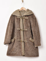 フード付き リバーシブルコート