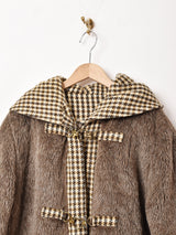 フード付き リバーシブルコート