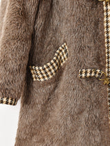 フード付き リバーシブルコート