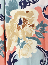 総柄 長袖シャツ