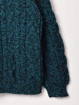 タートルネック ミックスセーター