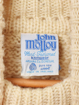 アイルランド製 タートルネック アランセーター