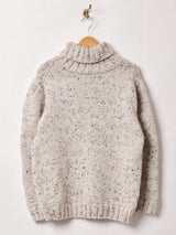 タートルネック ミックス セーター