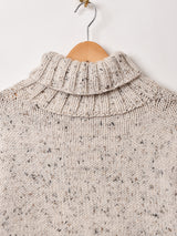 タートルネック ミックス セーター