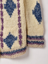 襟付き カーディガン