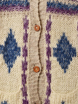 襟付き カーディガン