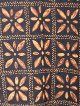 総柄 フリルブラウス