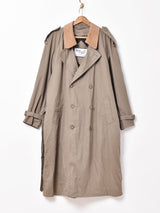 レザーカラー トレンチコート