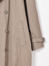 レザーカラー トレンチコート