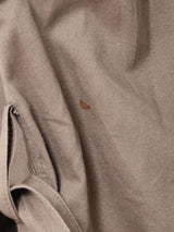 レザーカラー トレンチコート