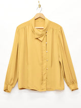 長袖 デザインブラウス