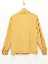 長袖 デザインブラウス