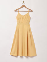 【3色展開】Meridian タック キャミソールワンピース