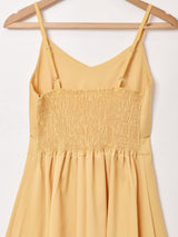 【3色展開】Meridian タック キャミソールワンピース