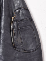 フランス軍 レザーフライトジャケット