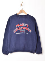 PLANET HOLLYWOOD パッチ刺繍 スウェットシャツ