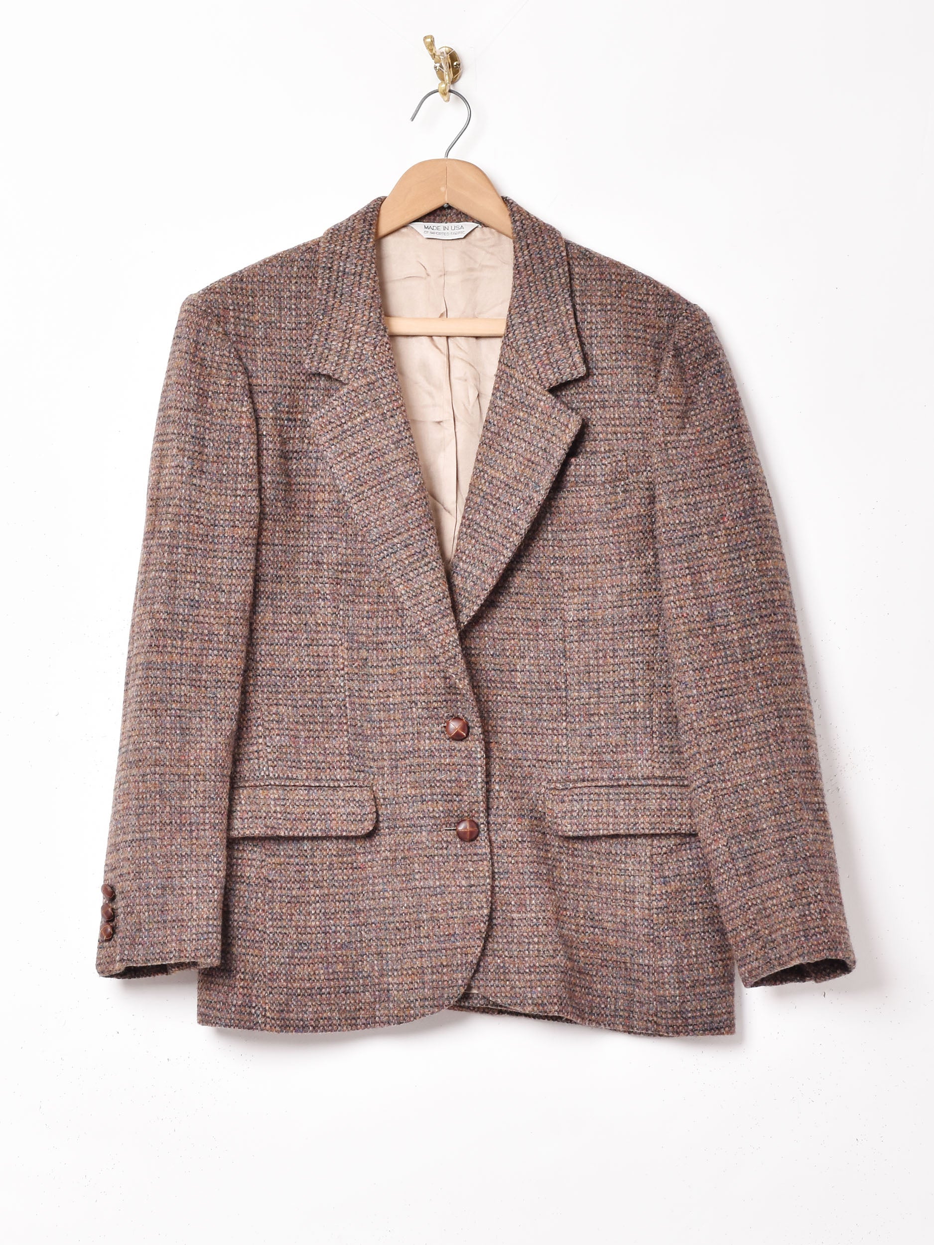 アメリカ製 Harris Tweed テーラードジャケット – 古着屋Top of the