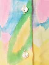 総柄 半袖シャツ