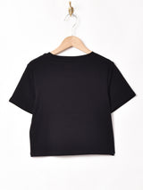 【2色展開】 ダルメシアンプリント クロップドTシャツ