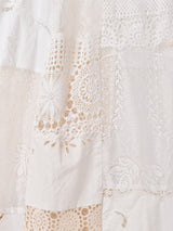 リメイク クロシェパッチワークスカート