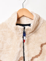 アメリカ製 ホース アニマルデザイン フリースジャケット