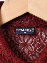 レース 長袖シャツ