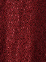 レース 長袖シャツ