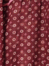 ペイズリー柄 シアー 長袖チュニック