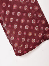 ペイズリー柄 シアー 長袖チュニック