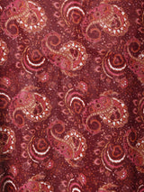 ペイズリー柄 シアー 長袖チュニック