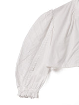 7分袖 クロップドブラウス