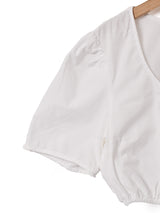 半袖 クロップドブラウス