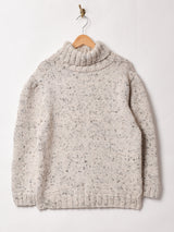 タートルネック ミックス セーター