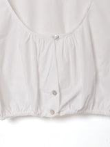 半袖 クロップドブラウス