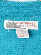 Vネック モヘアカーディガン