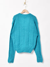 Vネック モヘアカーディガン