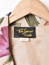 アメリカ製 総柄 テーラードジャケット