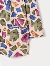 アメリカ製 総柄 テーラードジャケット