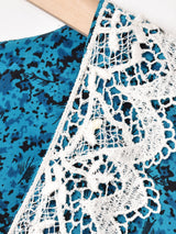 アメリカ製 総柄 7分袖ワンピース