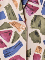 アメリカ製 総柄 テーラードジャケット