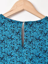 アメリカ製 総柄 7分袖ワンピース